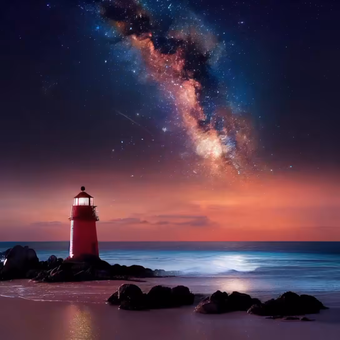 Lighthouse 4 - Night Sky