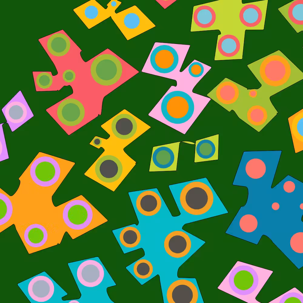 Colorful cartoon shapes(free edition) #53