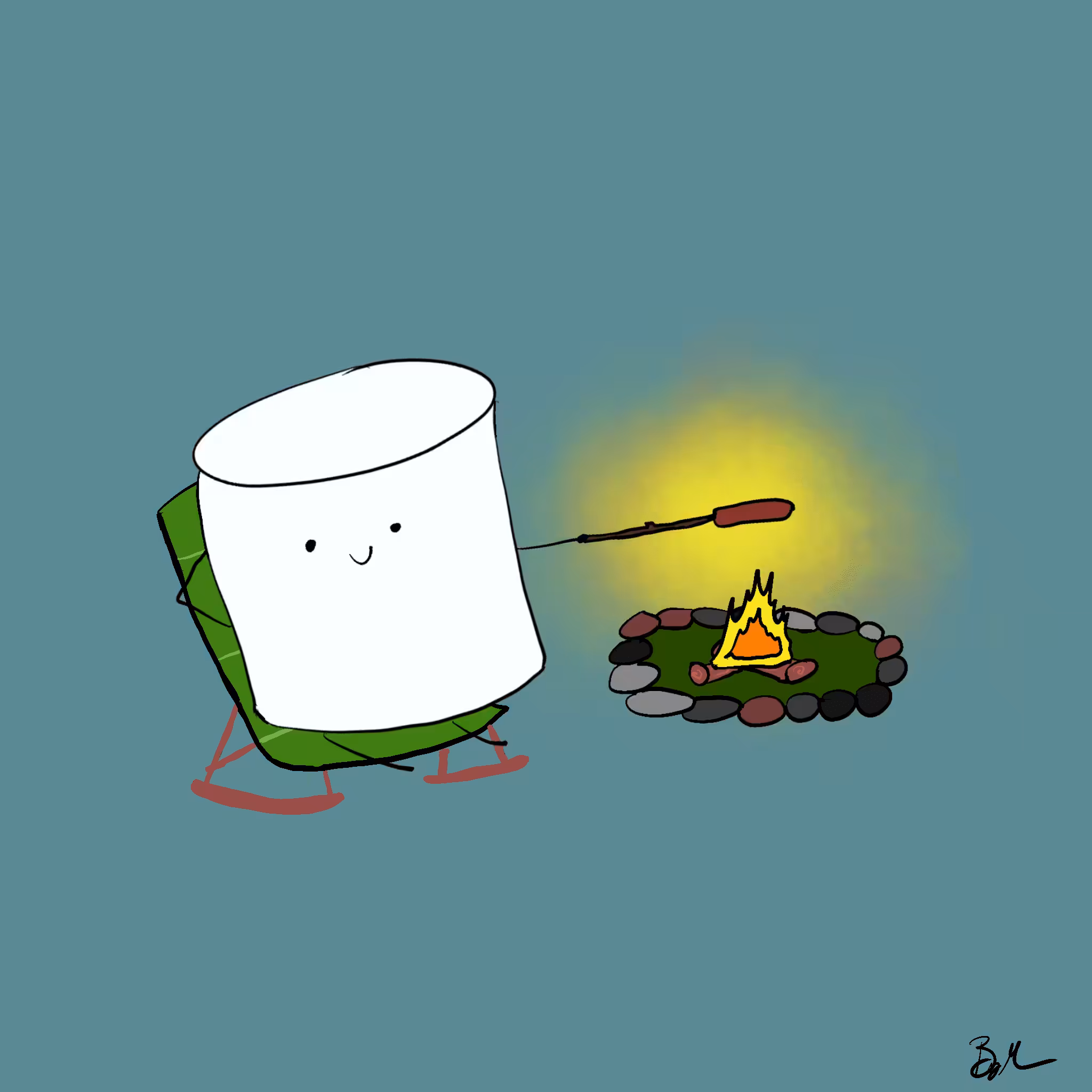 #22 Hank, the Outdoorsy Marshmallow