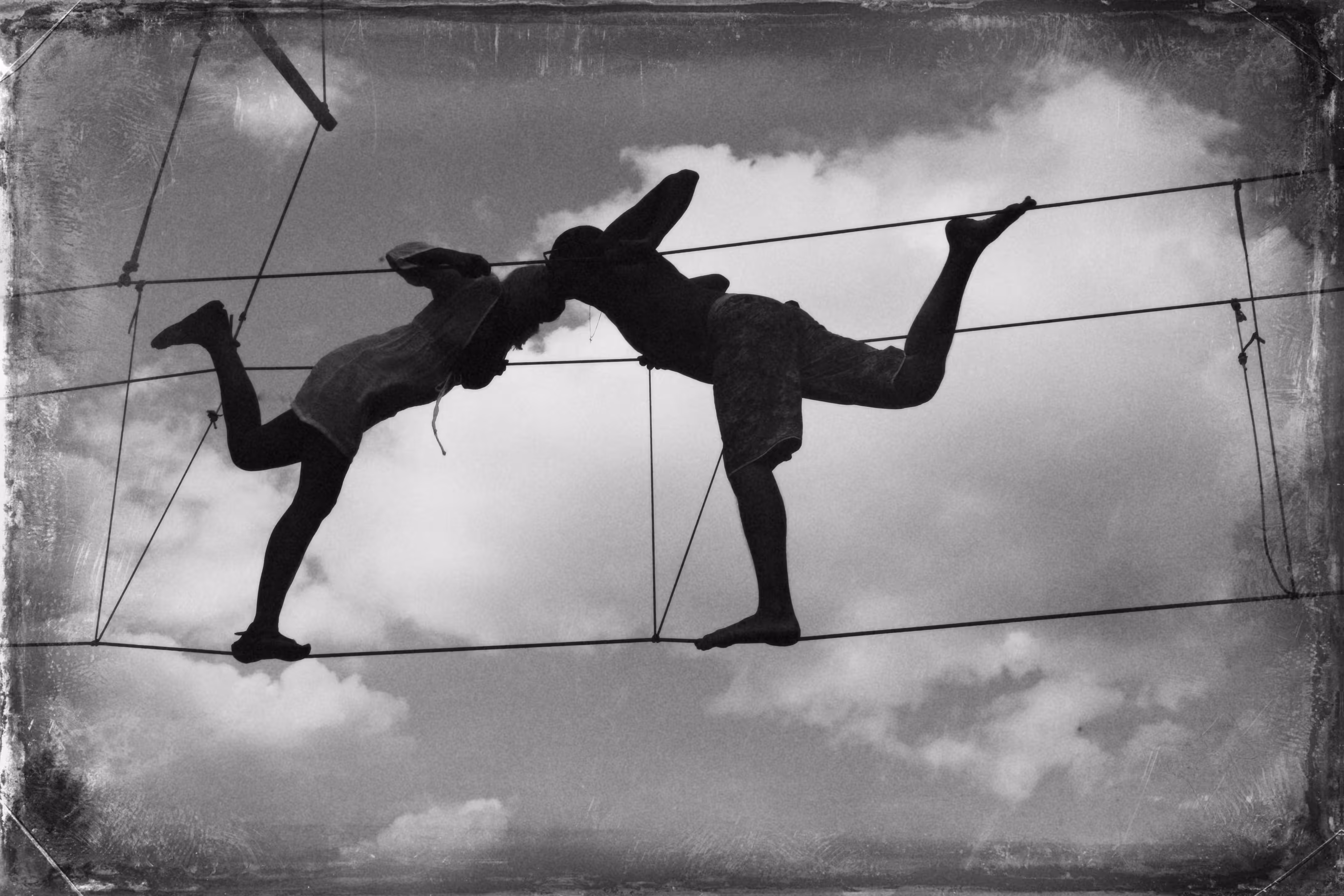 Kiss on the ropes