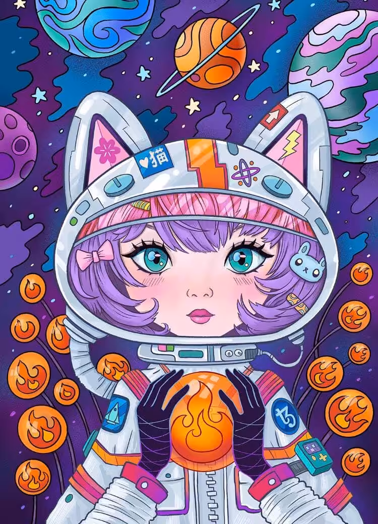 Cosmic Blaze SpaceFarmer - Jeremiah Ketner X FlameDeFi