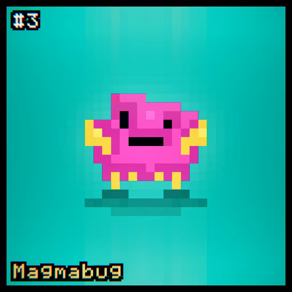 CryptoPixies #3 Magmabug