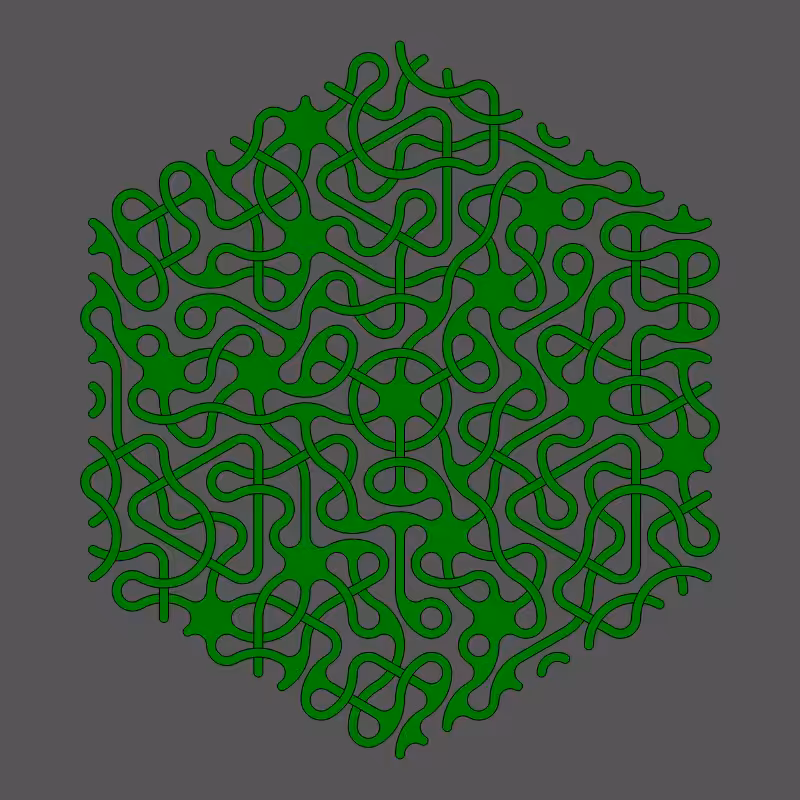 Threefold Symmetry - Dark Variations #177