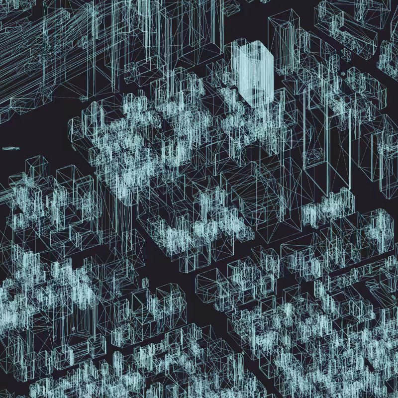 Wireframe City: Tokyo Shibuya #70