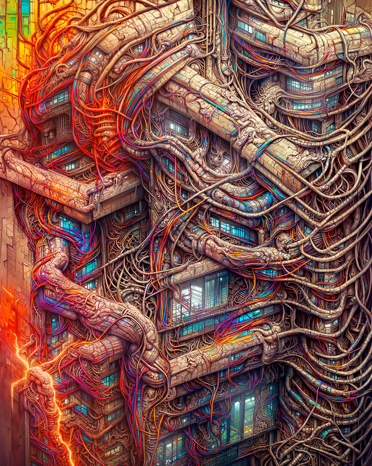 Complex wires.