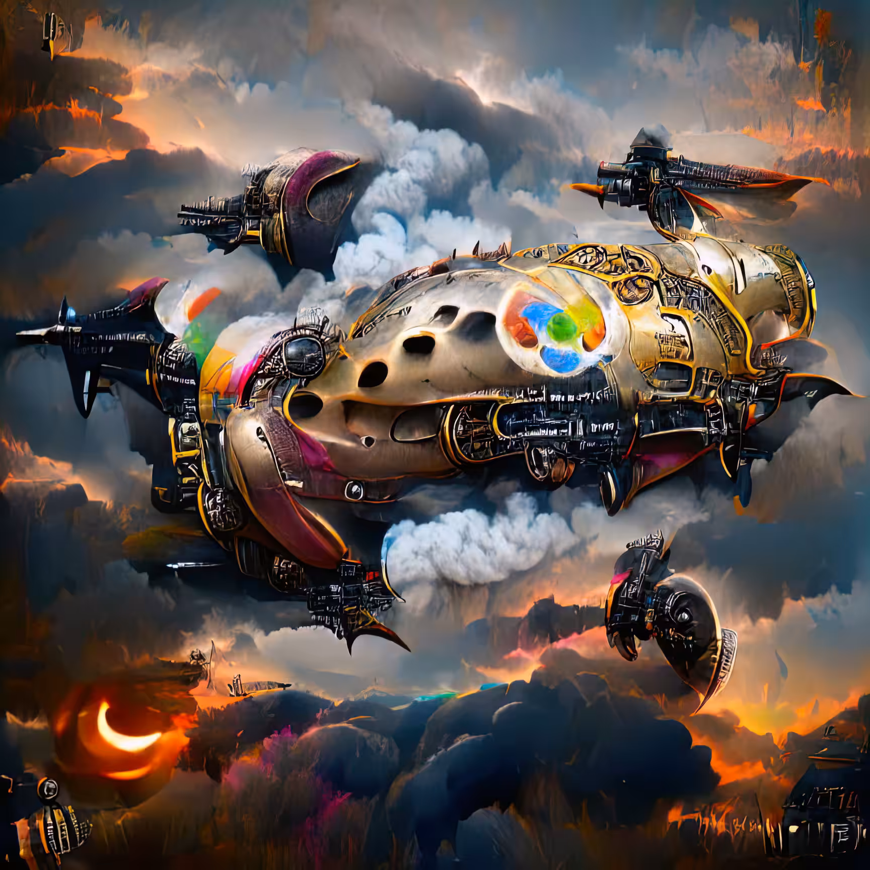 Outerspace Steampunk 40/501