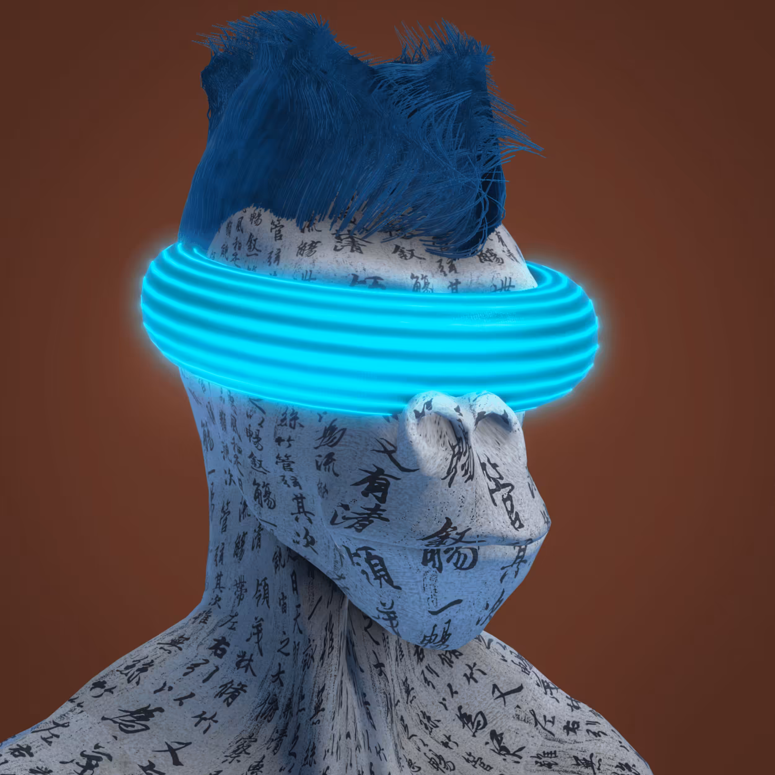 CryptoAvatar 3d: CryptoAvatar3D-065-Ancient Apes