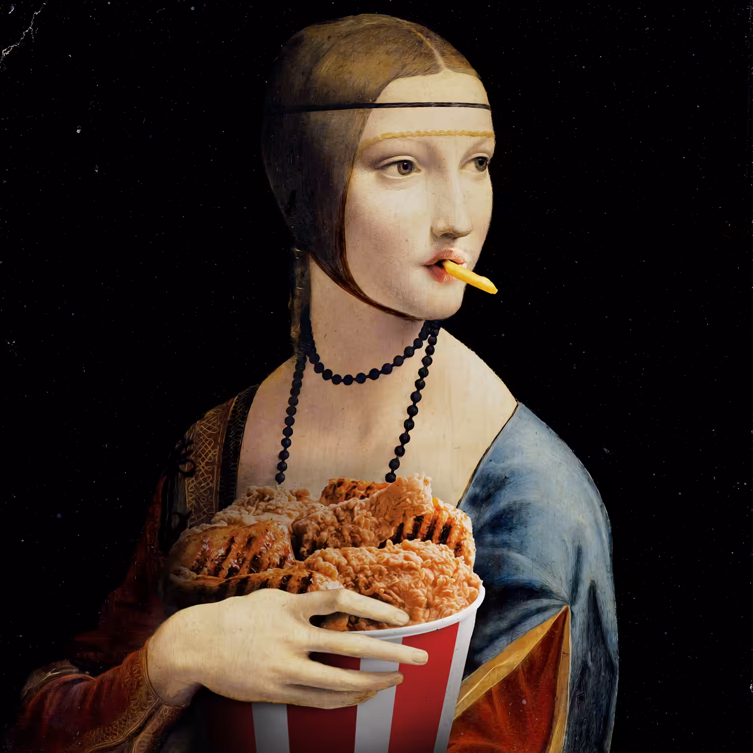 Lady with a Fast Food