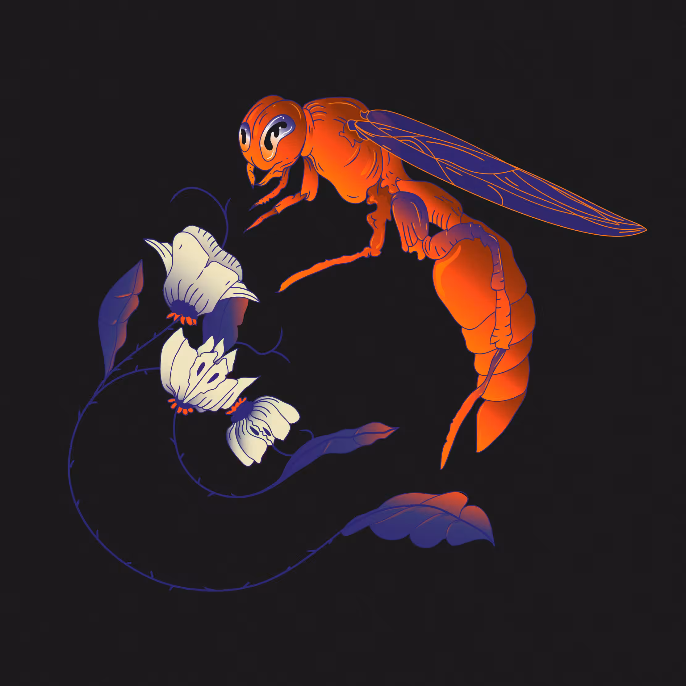 Red wasp