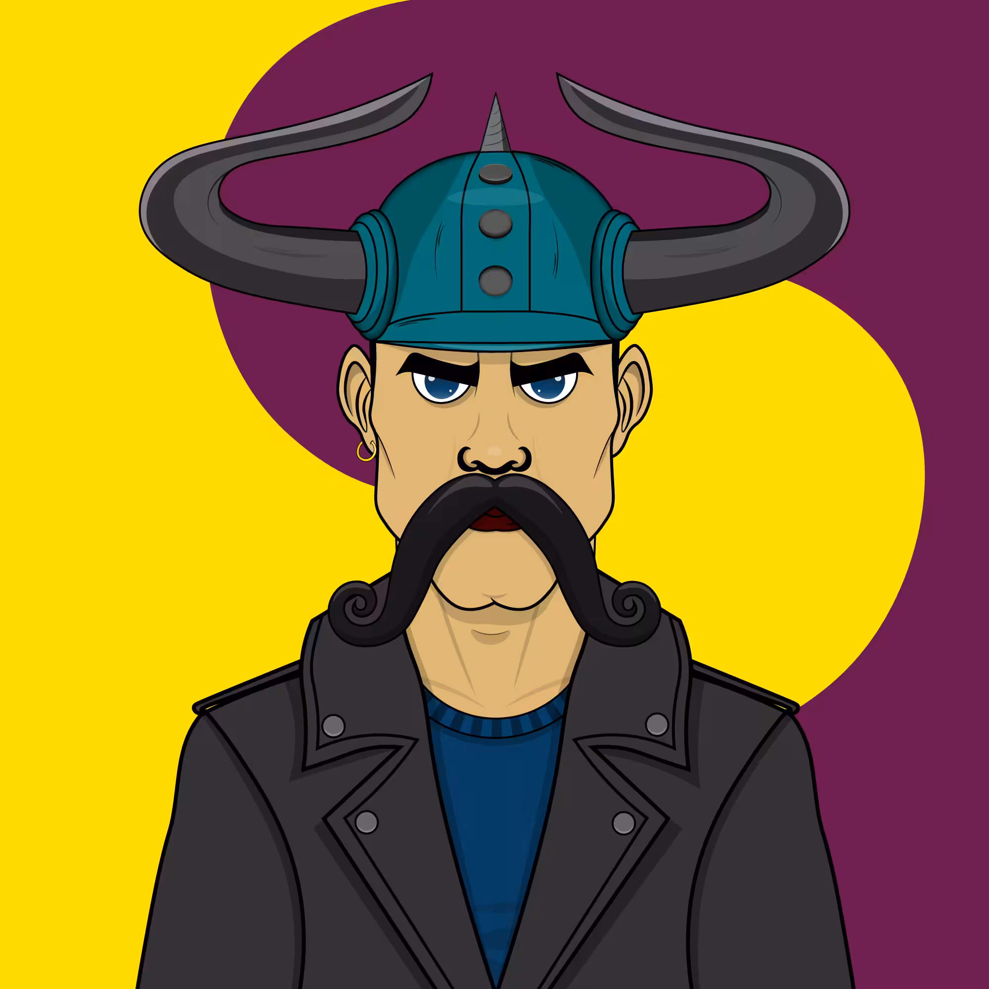 Mustachioed #43