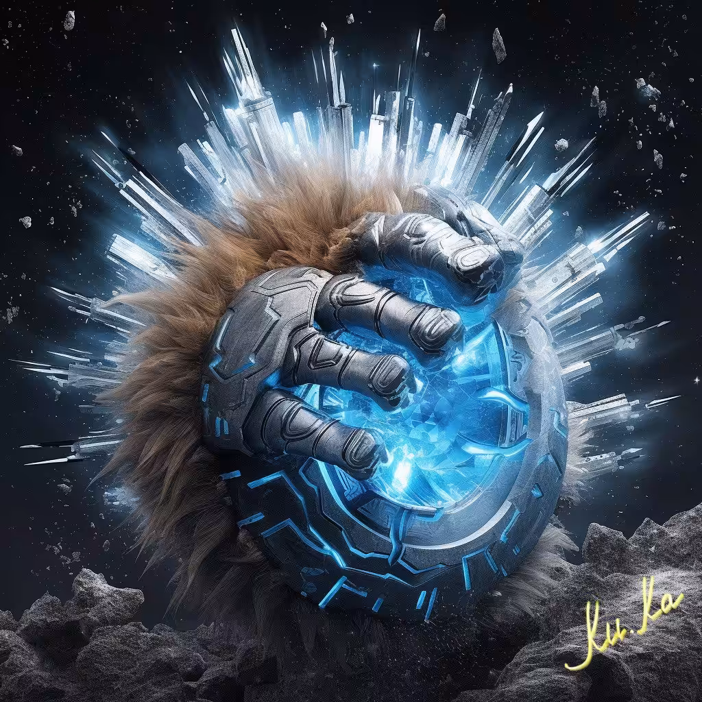 Cyber ​​lion paw