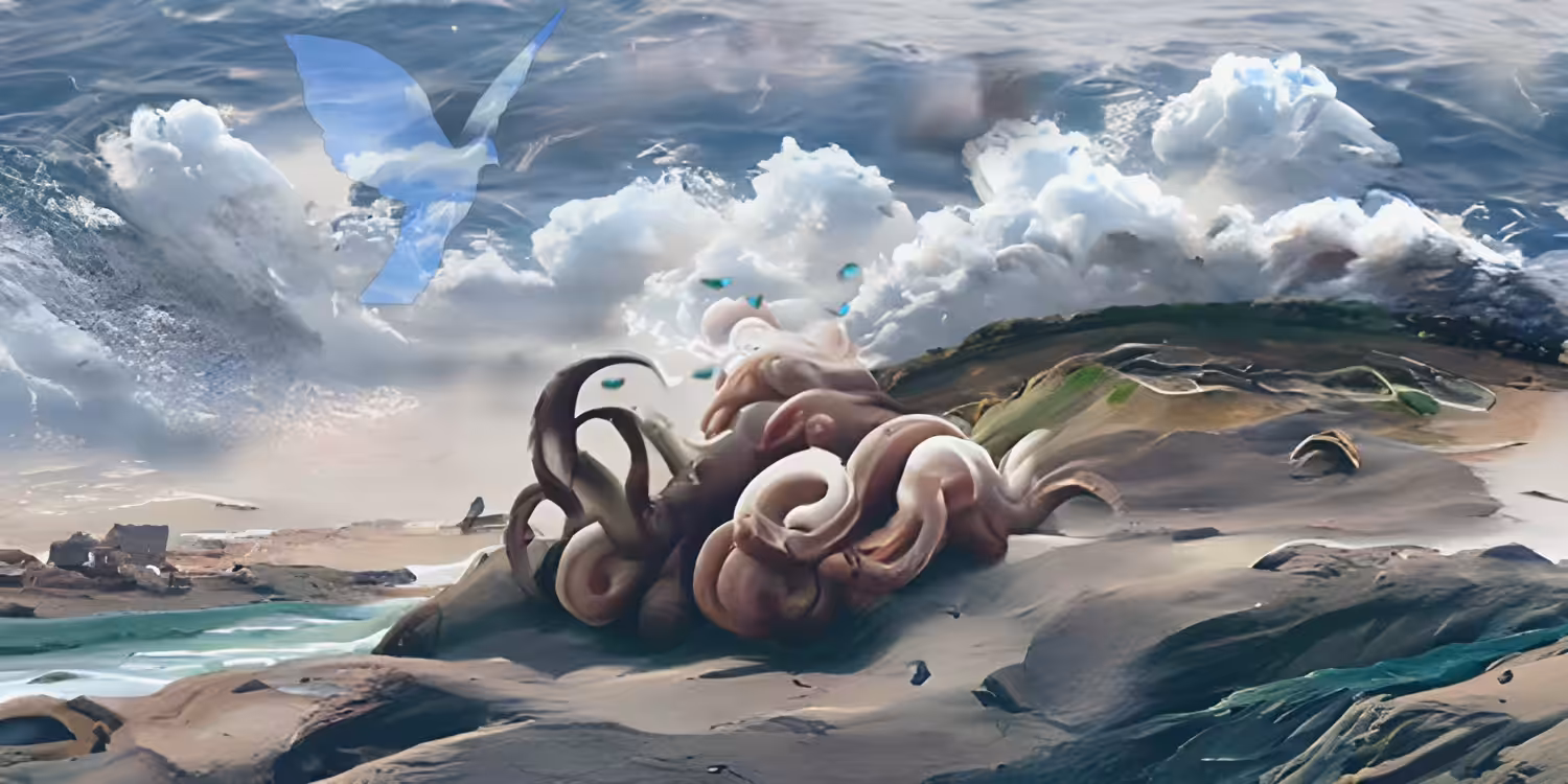 Land Kraken and Mystical Bird