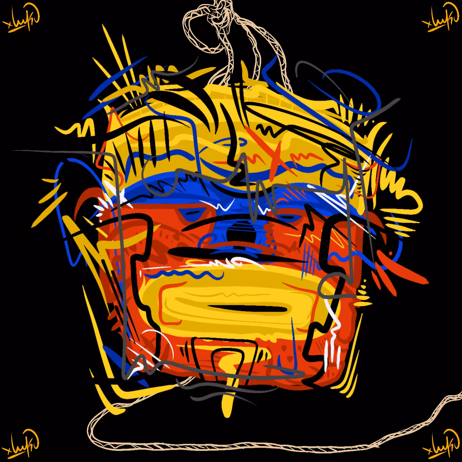 Kogui Colombian Mask 