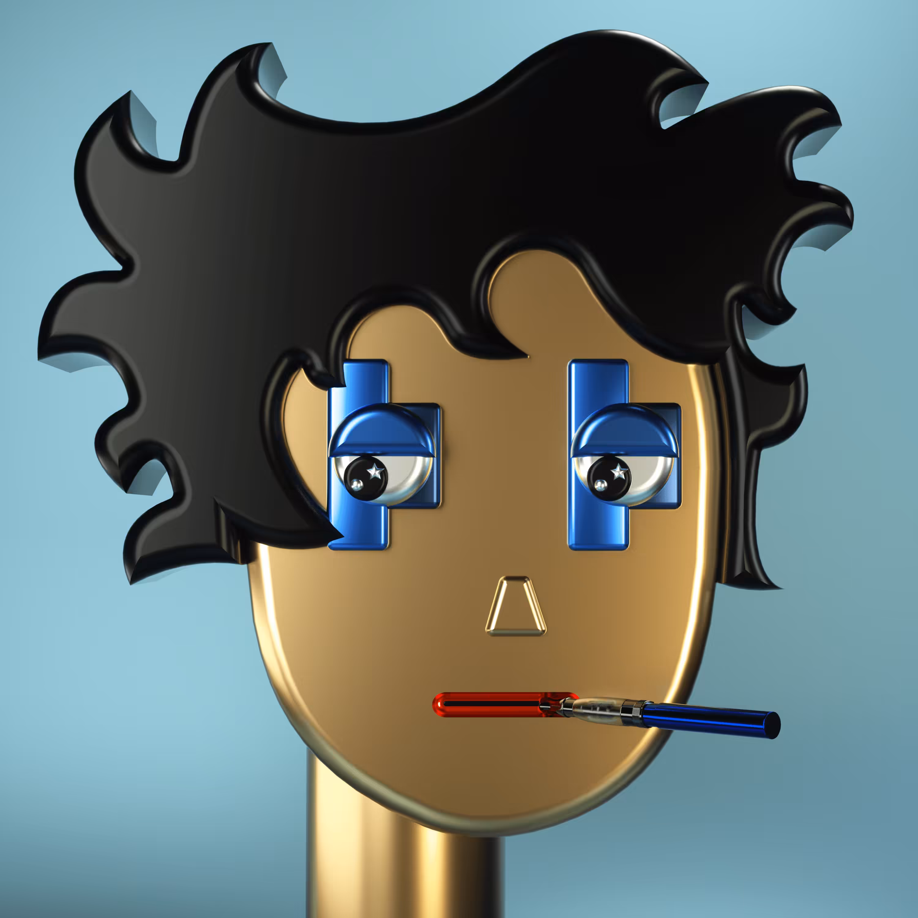 3D Chrome Punk #0904