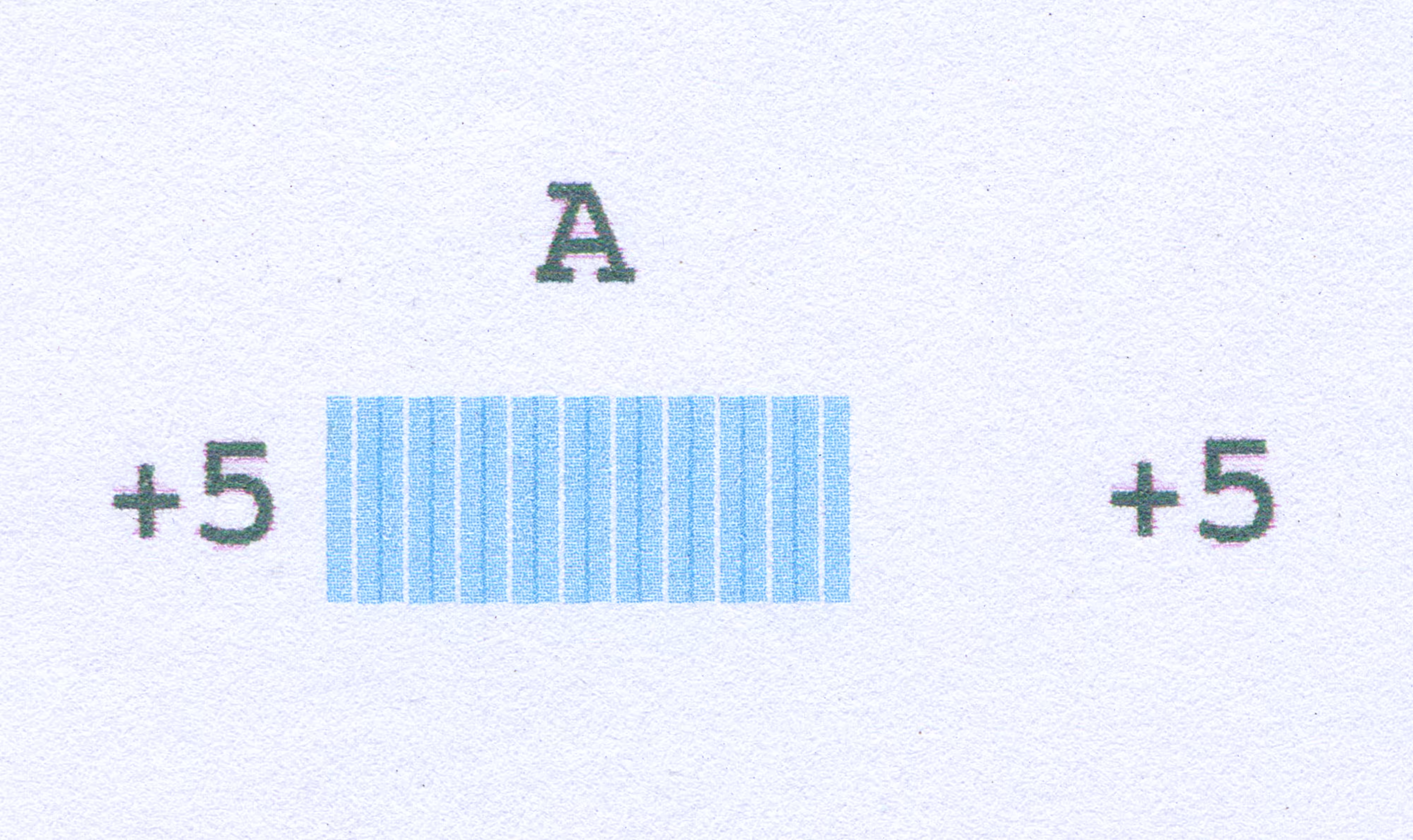 untitled printer head alignment fail (+5 A +5)