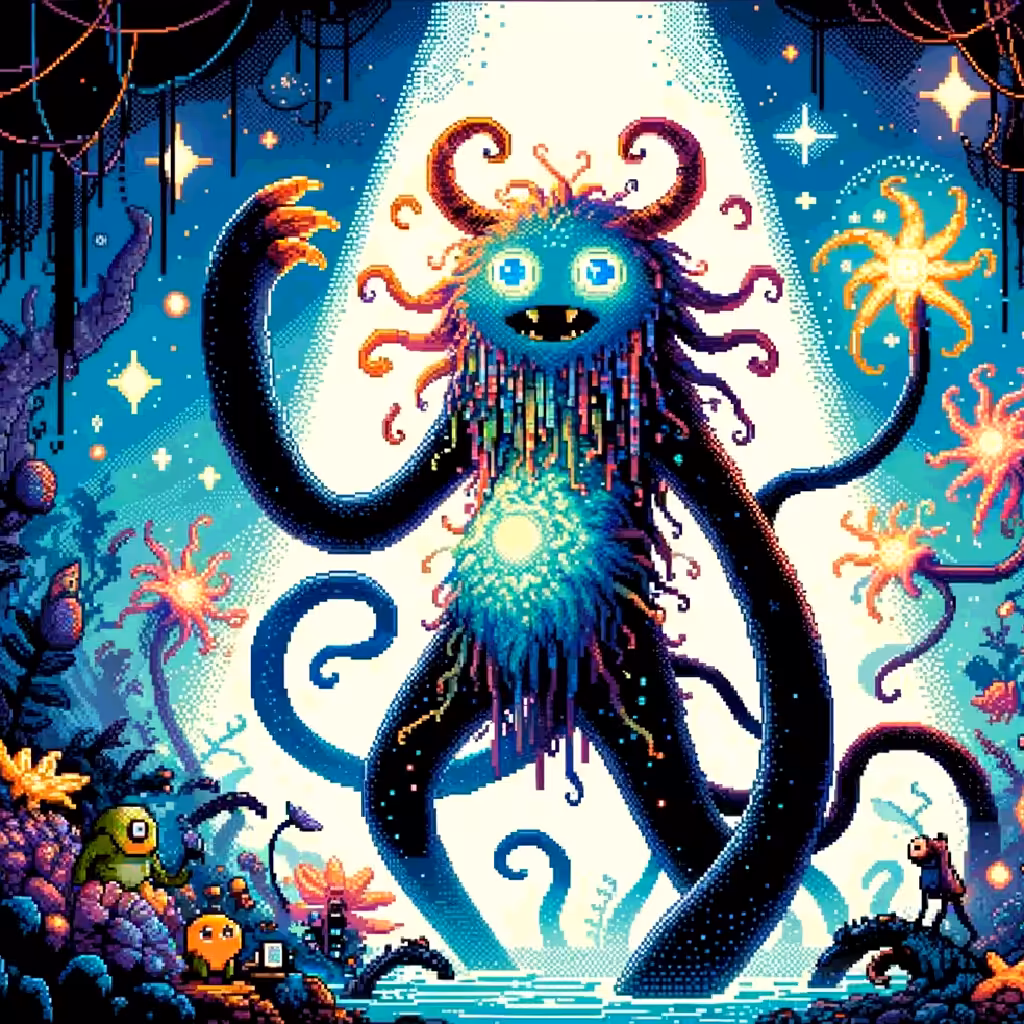 Celestial Seraph of the Neon Shoals