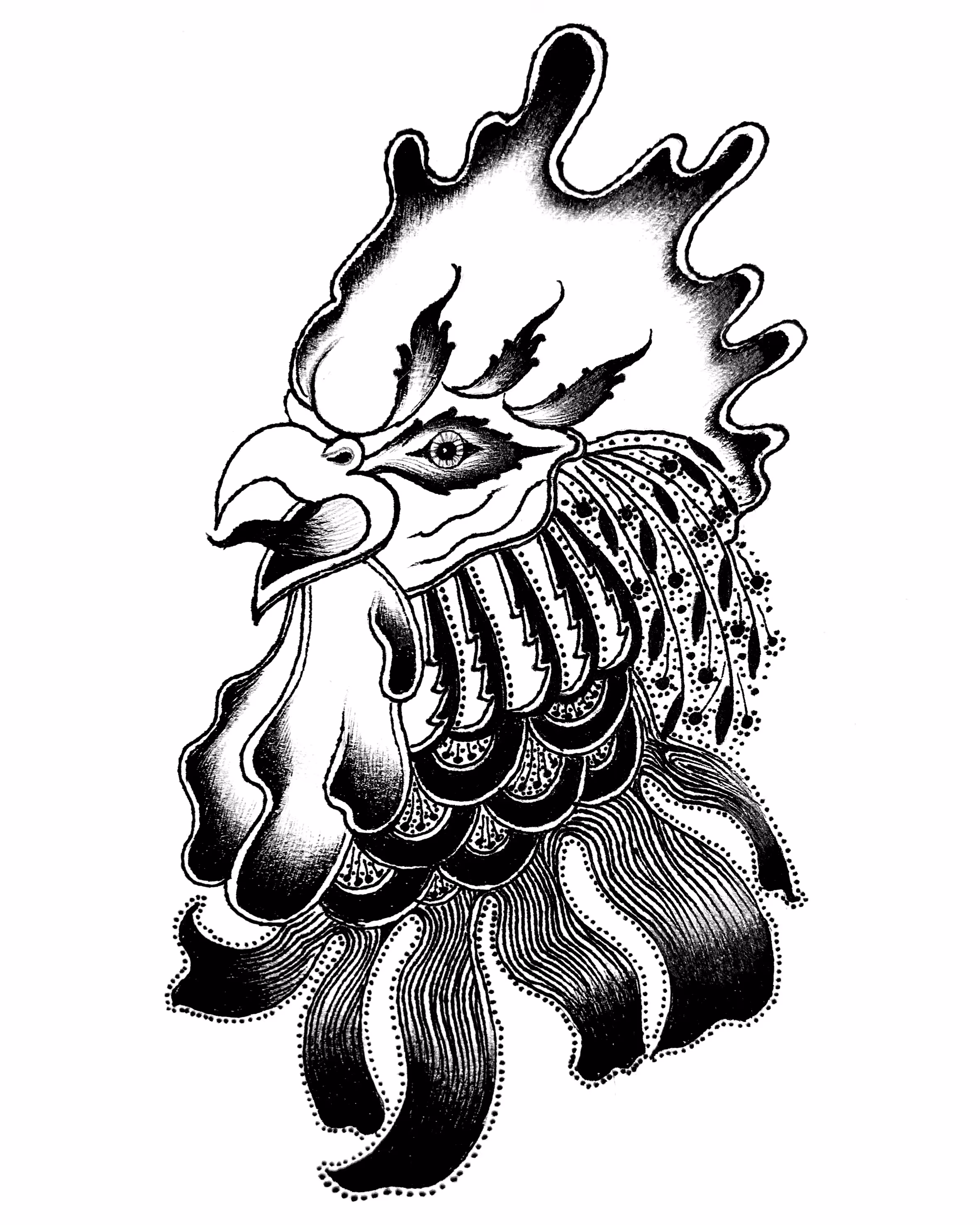 幸运公鸡八号 (Lucky Rooster #eight)