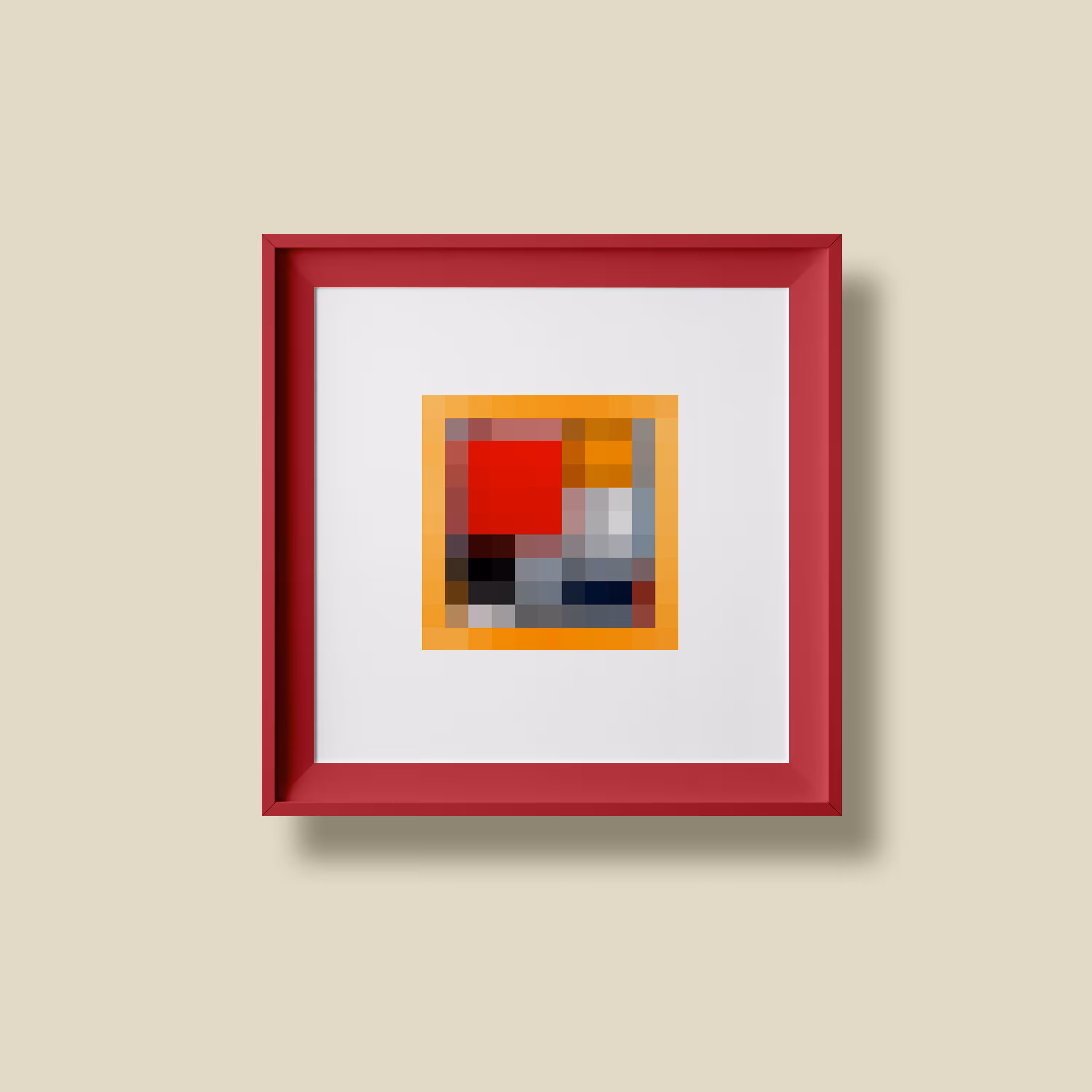 Piet Mondrian - Composition with Large Red Plane, Yellow, Black, Gray, and Blue