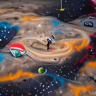 Painting the Universe