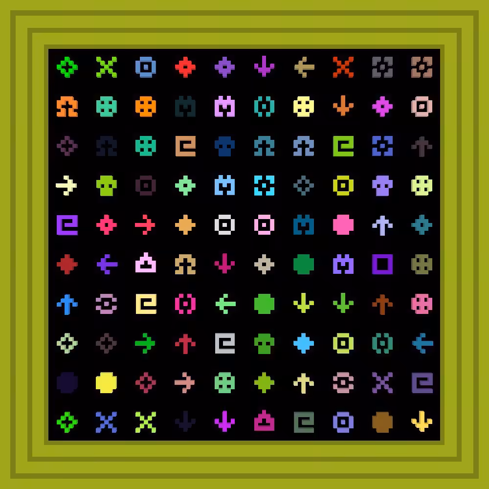 Thanos :: Procedural Symbols #50/1000