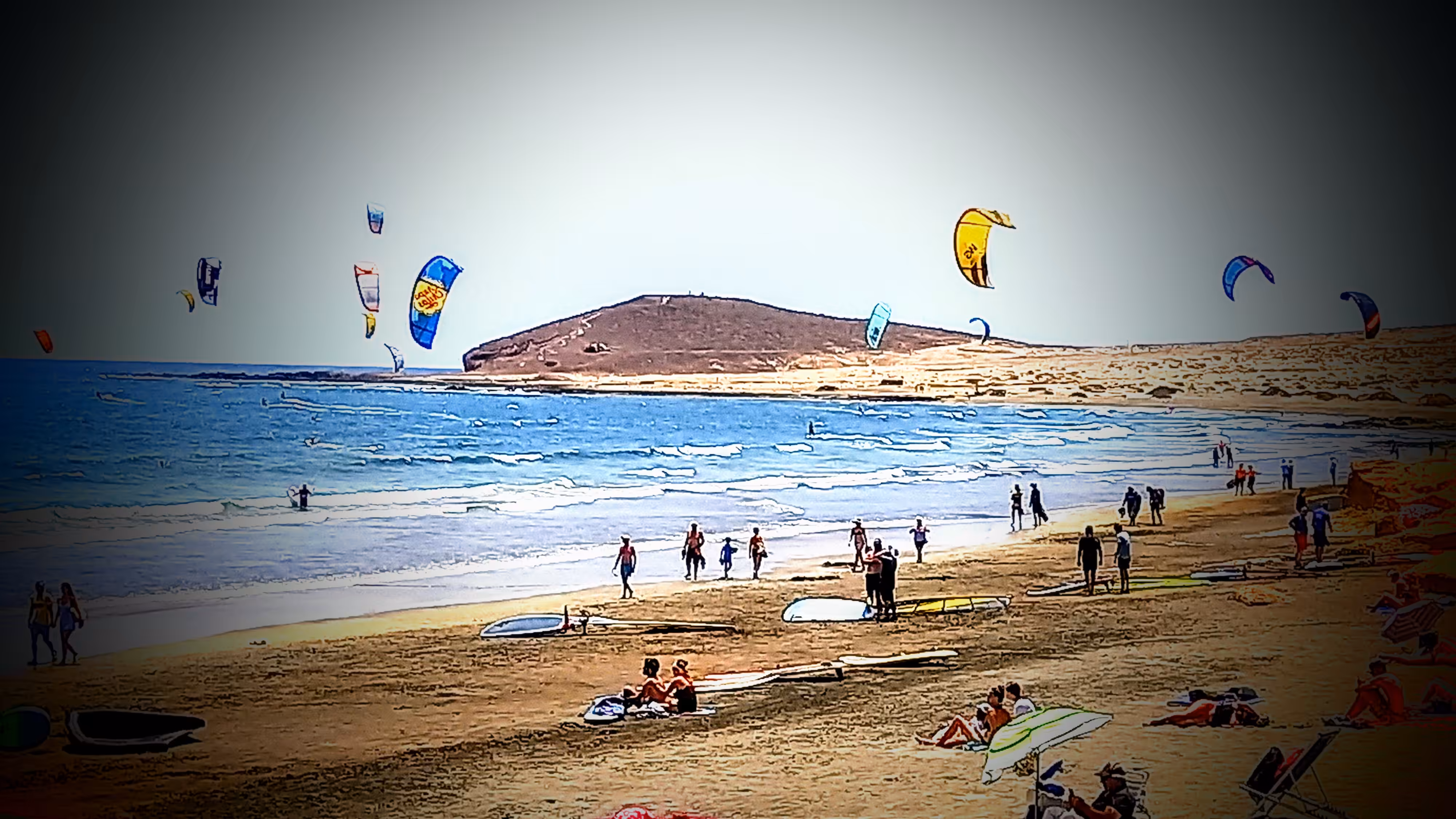 I love kitesurf - Montaña Roja - El Médano - Tenerife