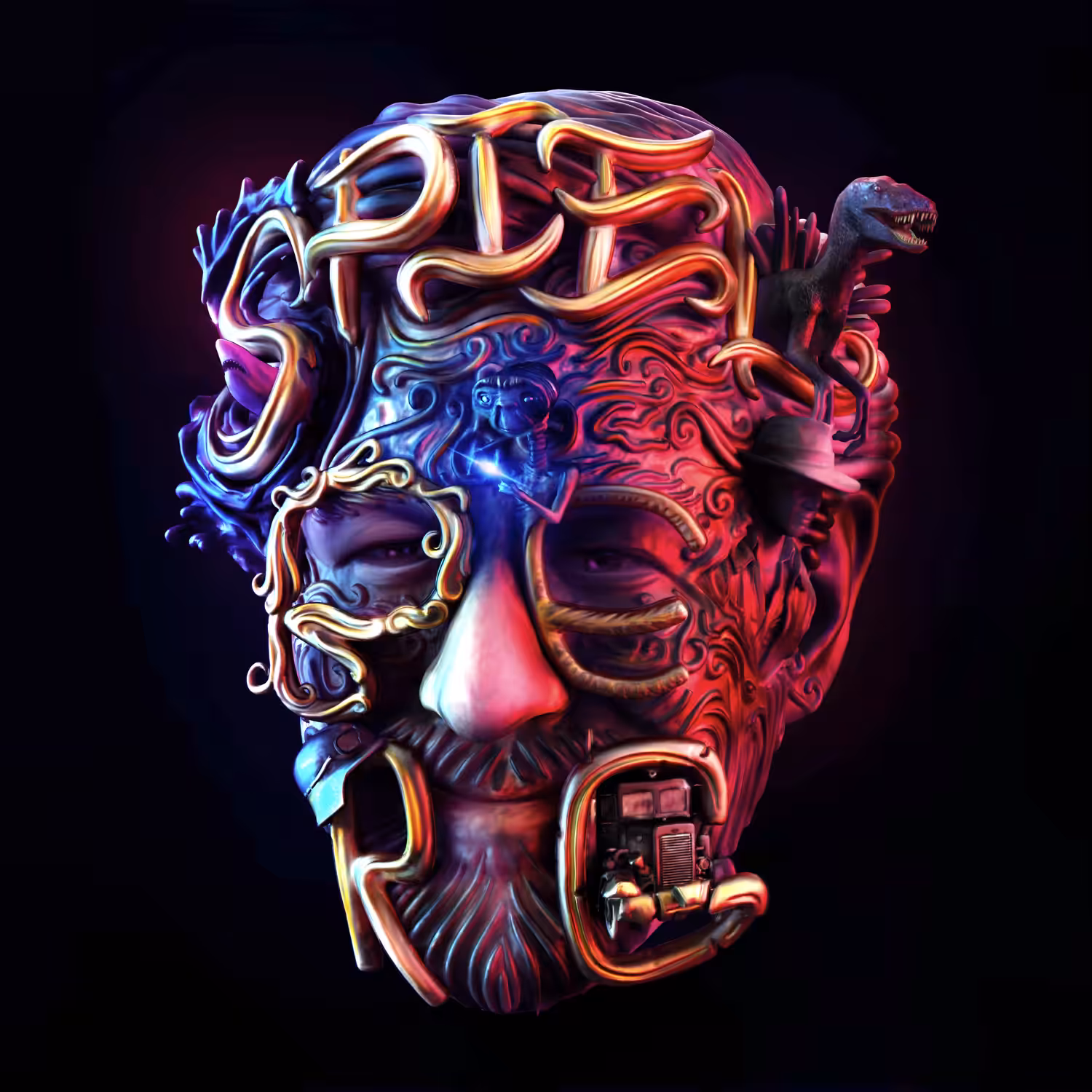 SPIELBERG lettering