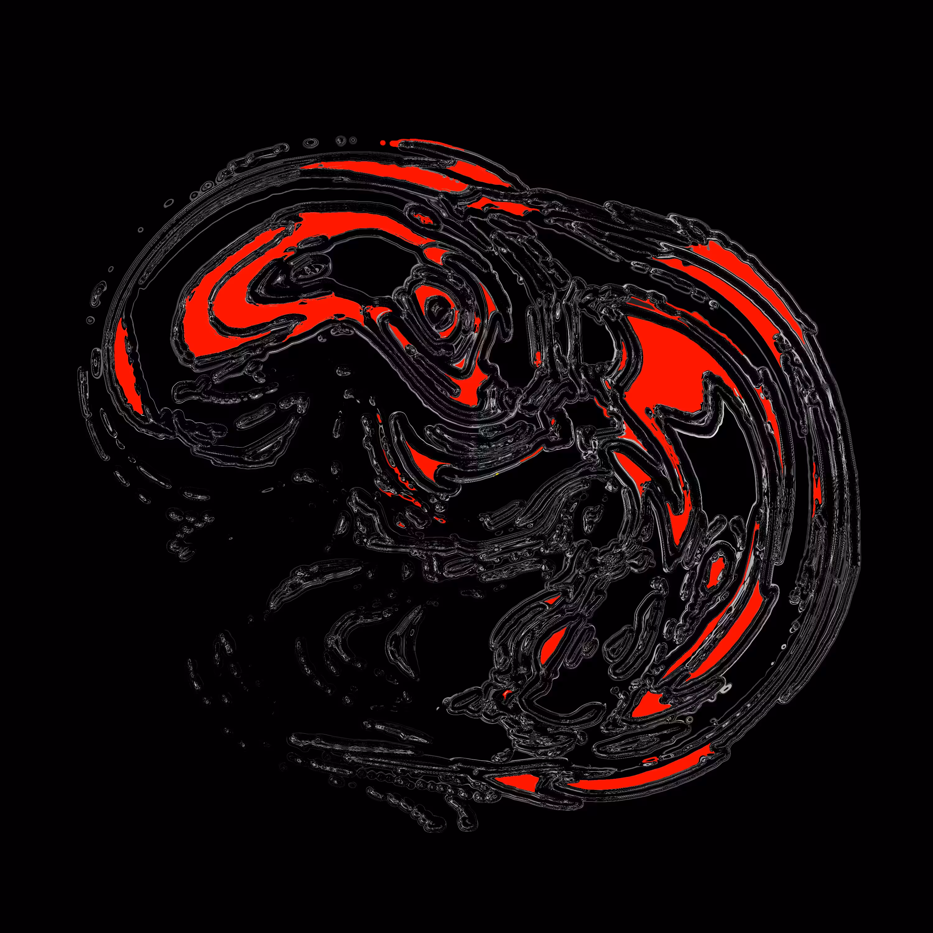 Red in Black