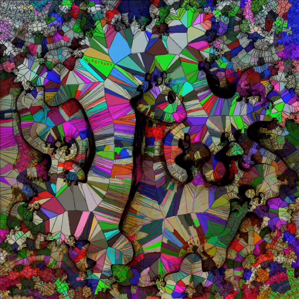 Non Fungi-ble Tokens of Digital Fractal Magic Mushrooms