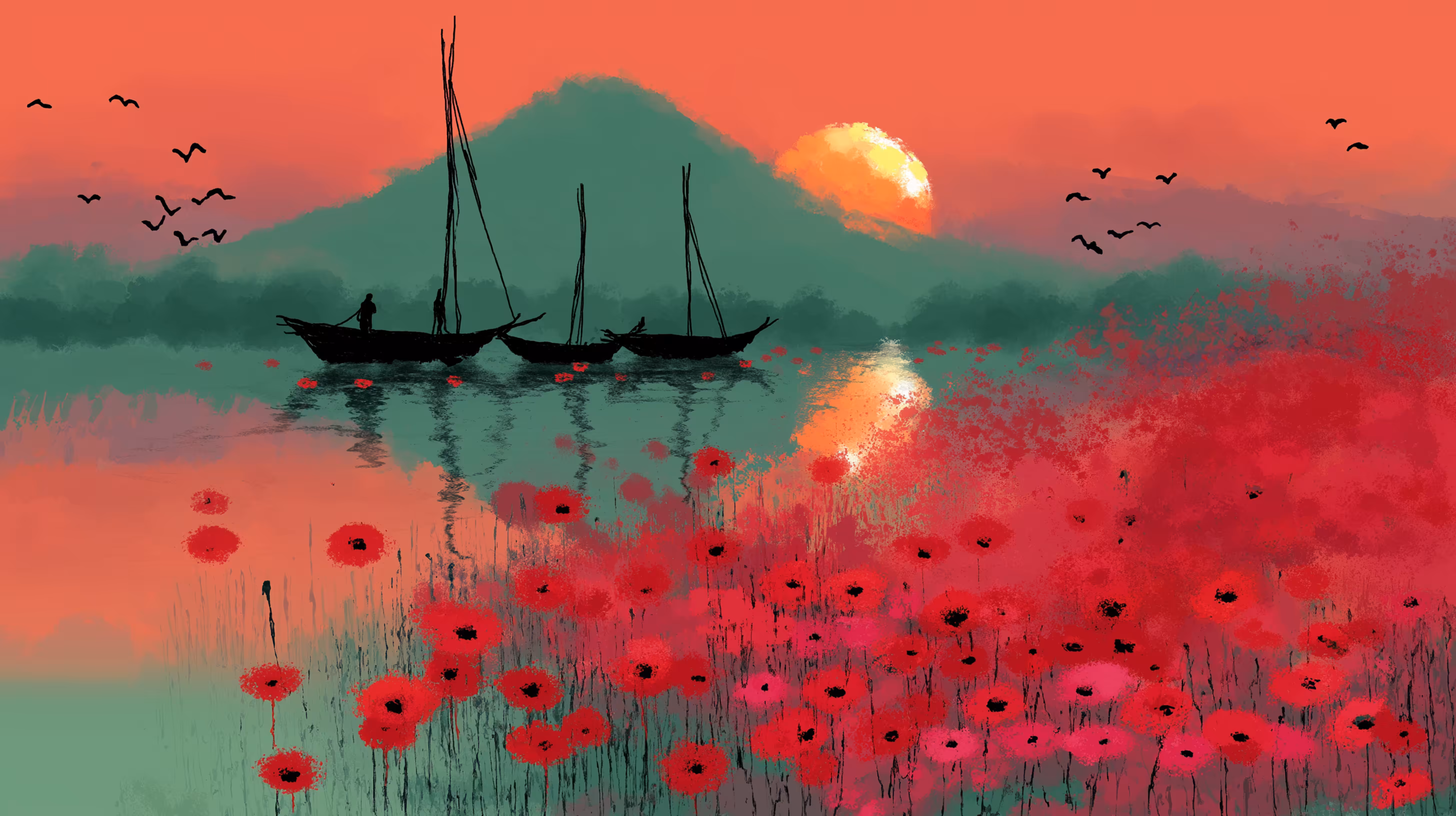 Crimson Dawn Voyage