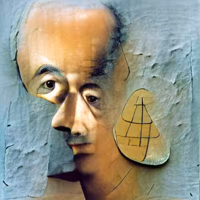 Portrait of Isamu Noguchi