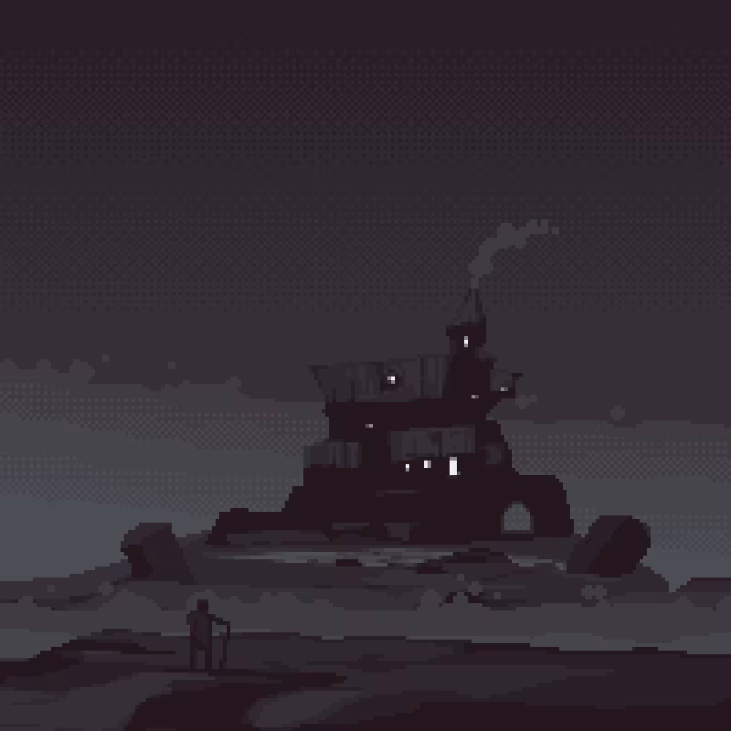 Dark mood place