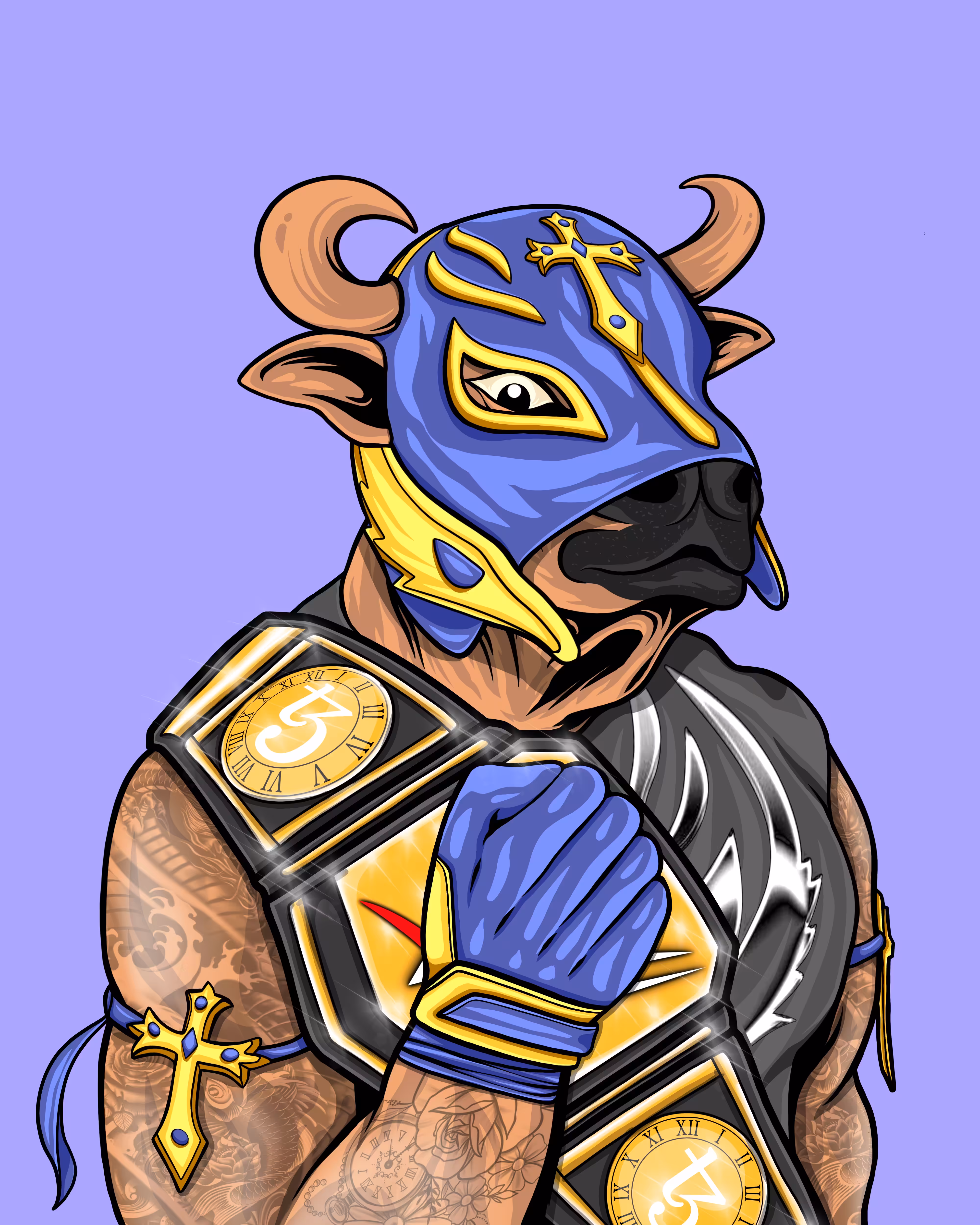 Madurese Cattle Rey Mysterio WWE #018