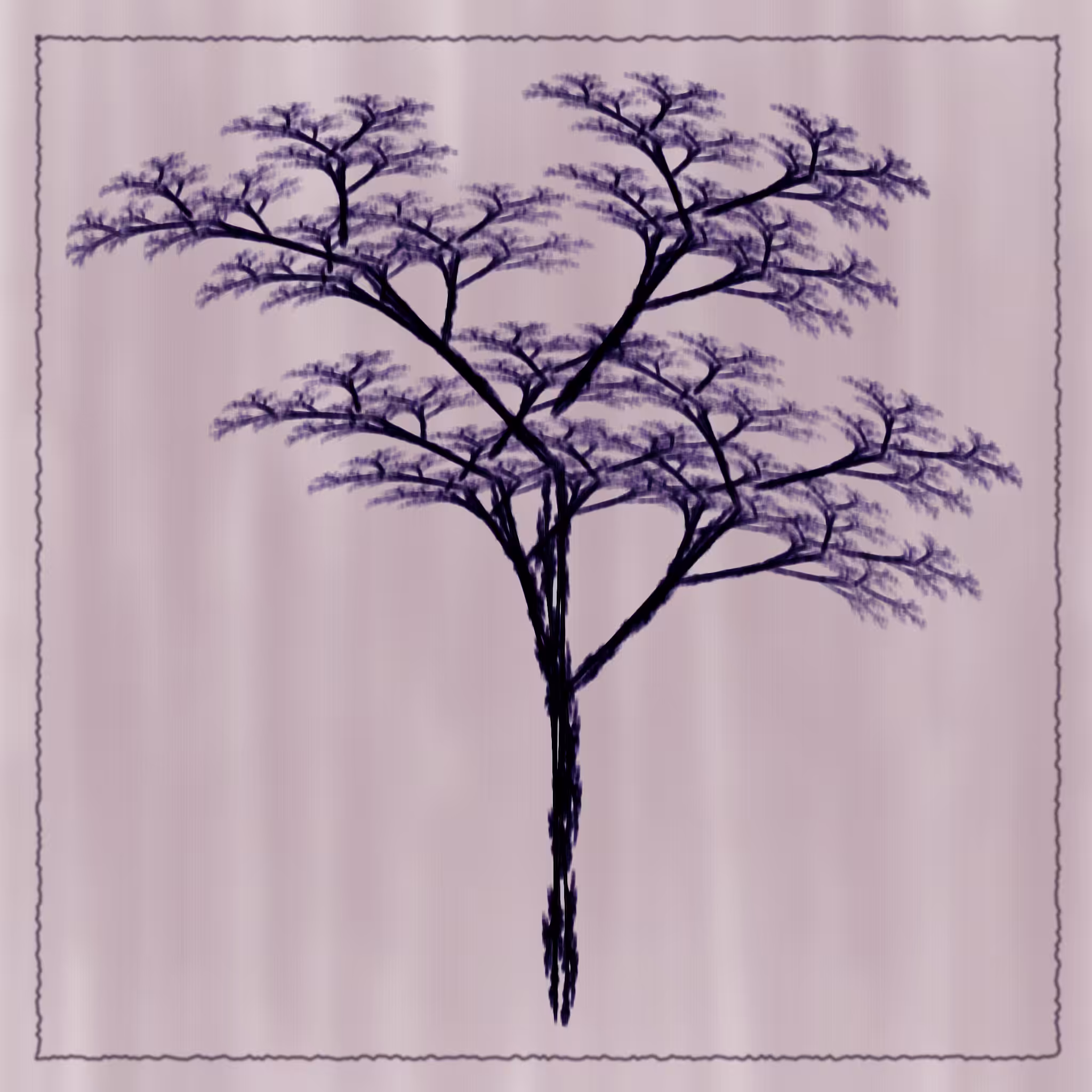 Tree on Silk #6