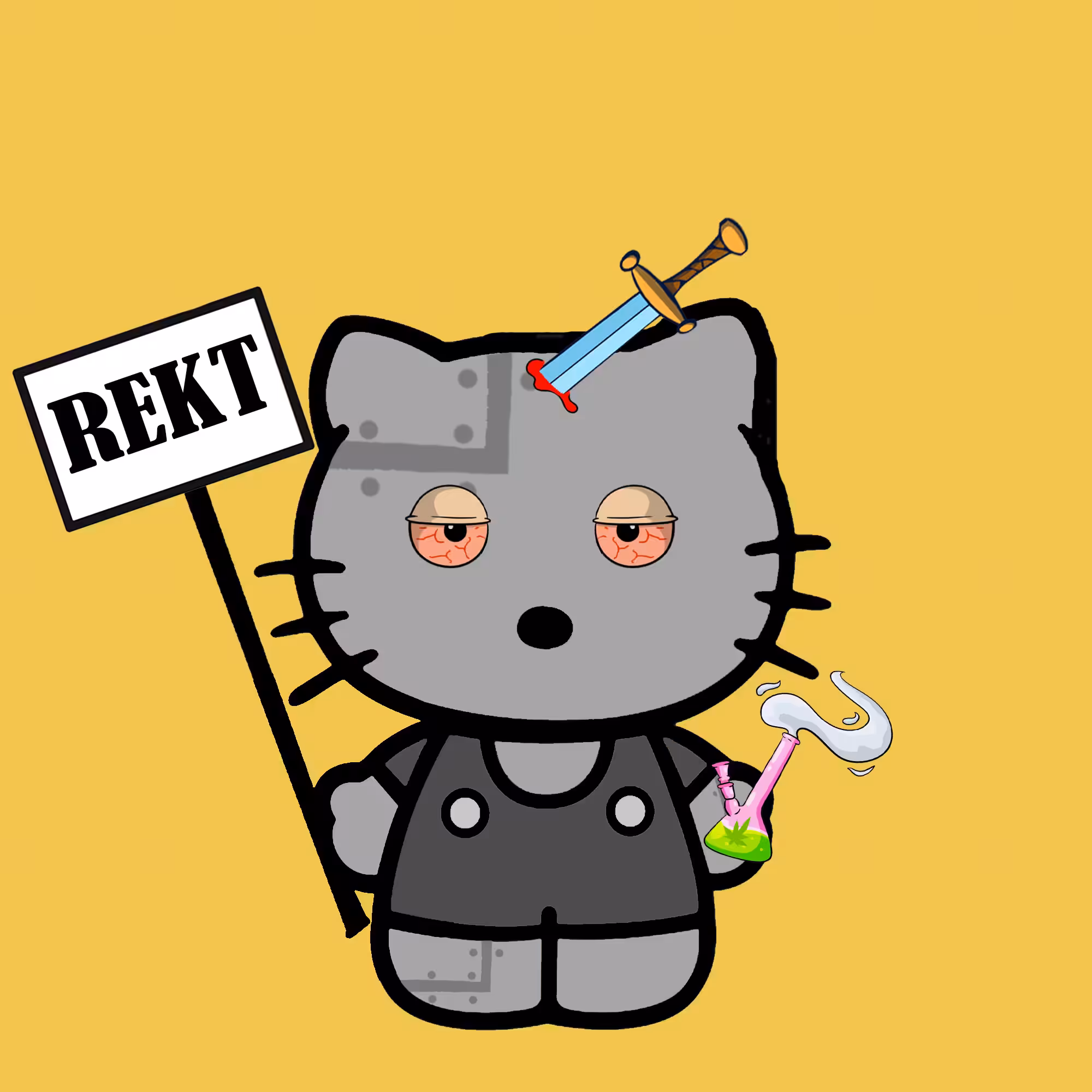 Hello Rekt Kitty - 100