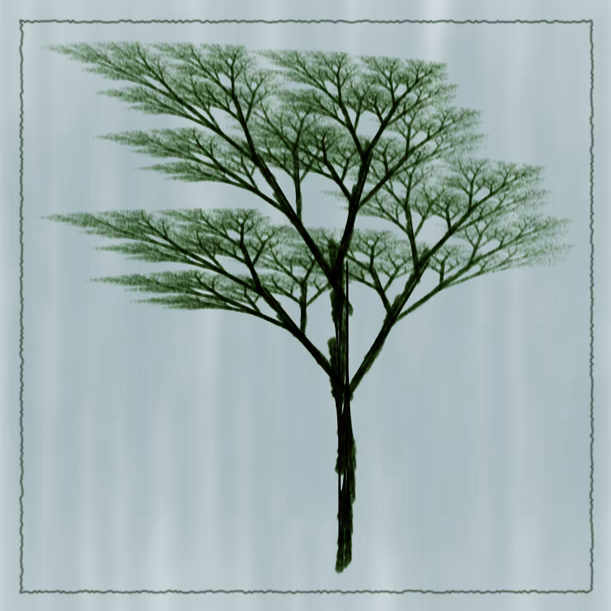 Tree on Silk #5