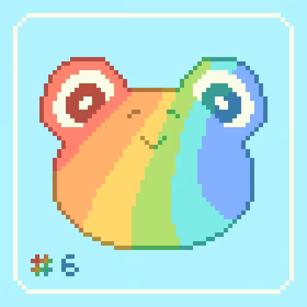 Rainbow Frogge