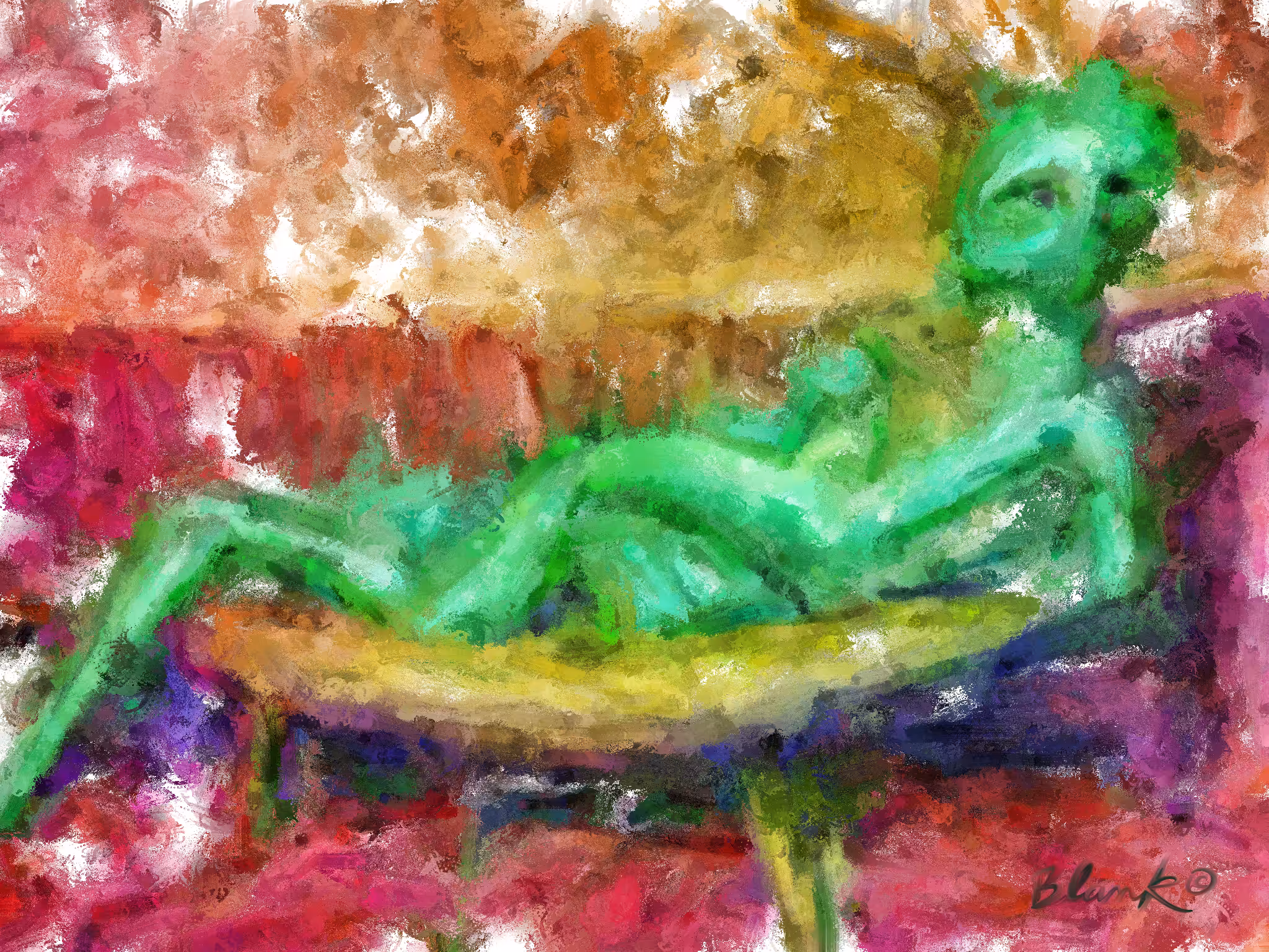 Reclining Nude Alien