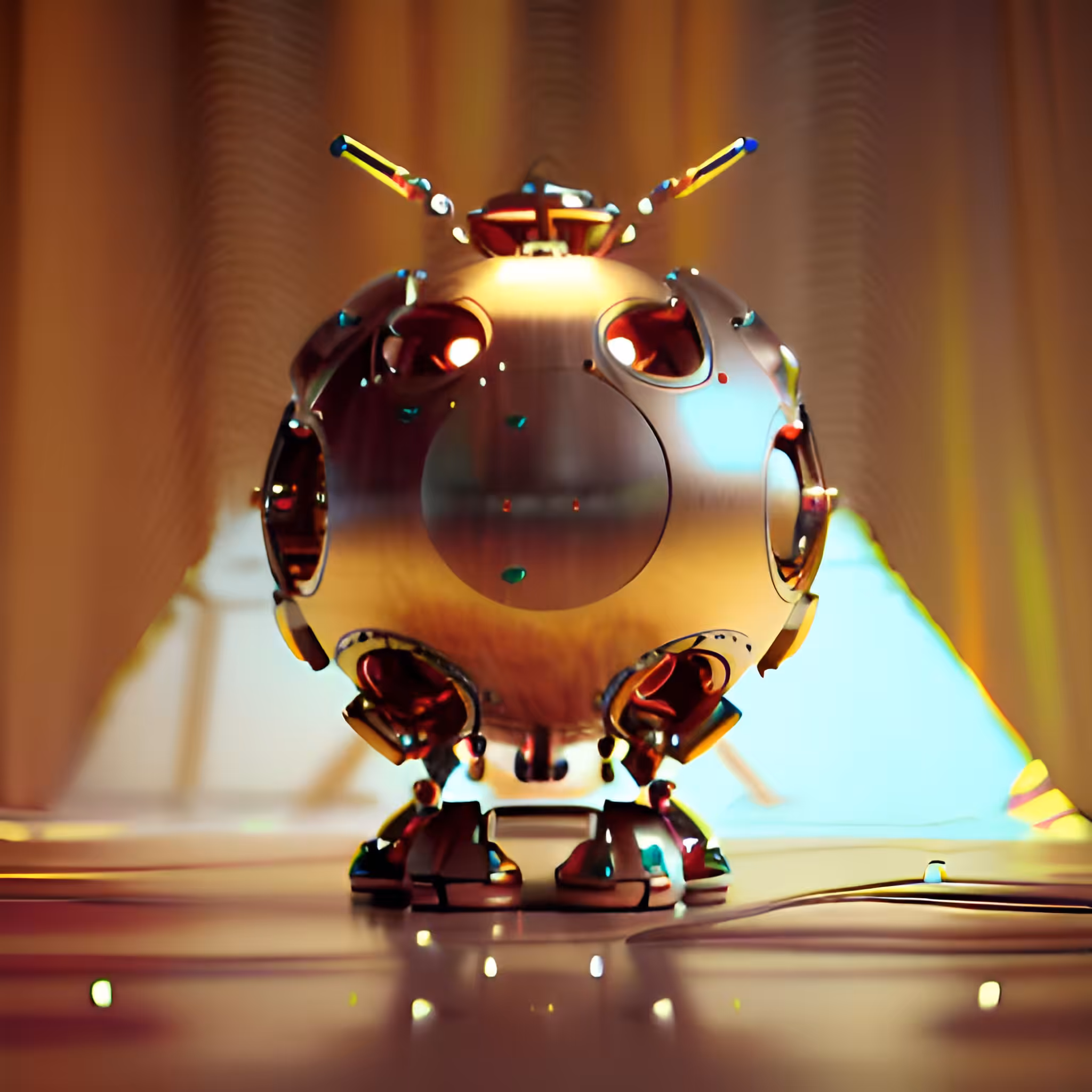 Golden Robotic Apples #16