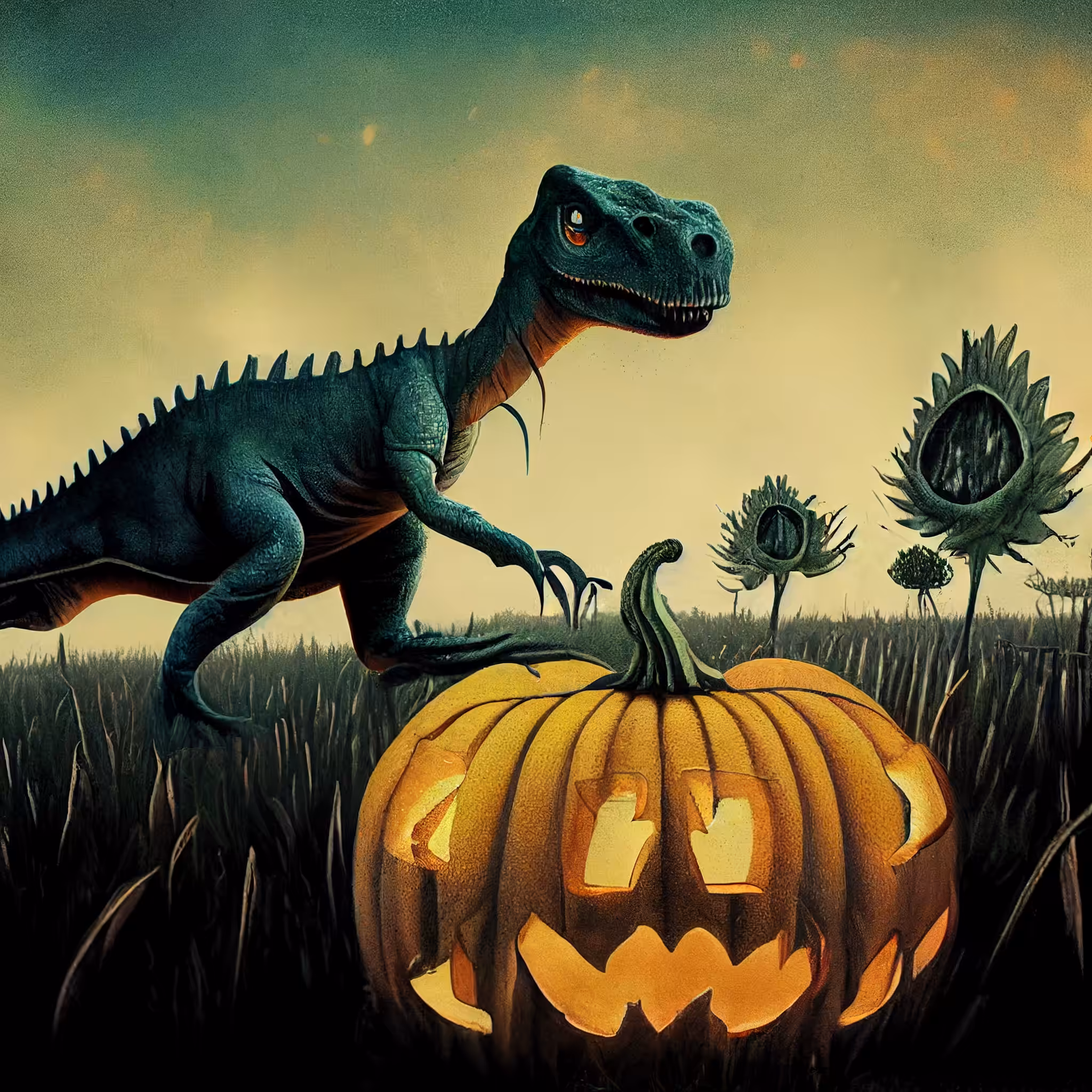 Halloween Dinosaur #4