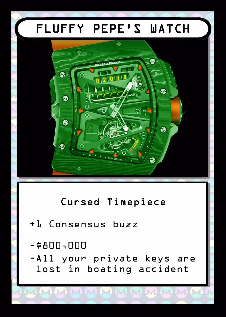 FLUFFY PEPE'S WATCH