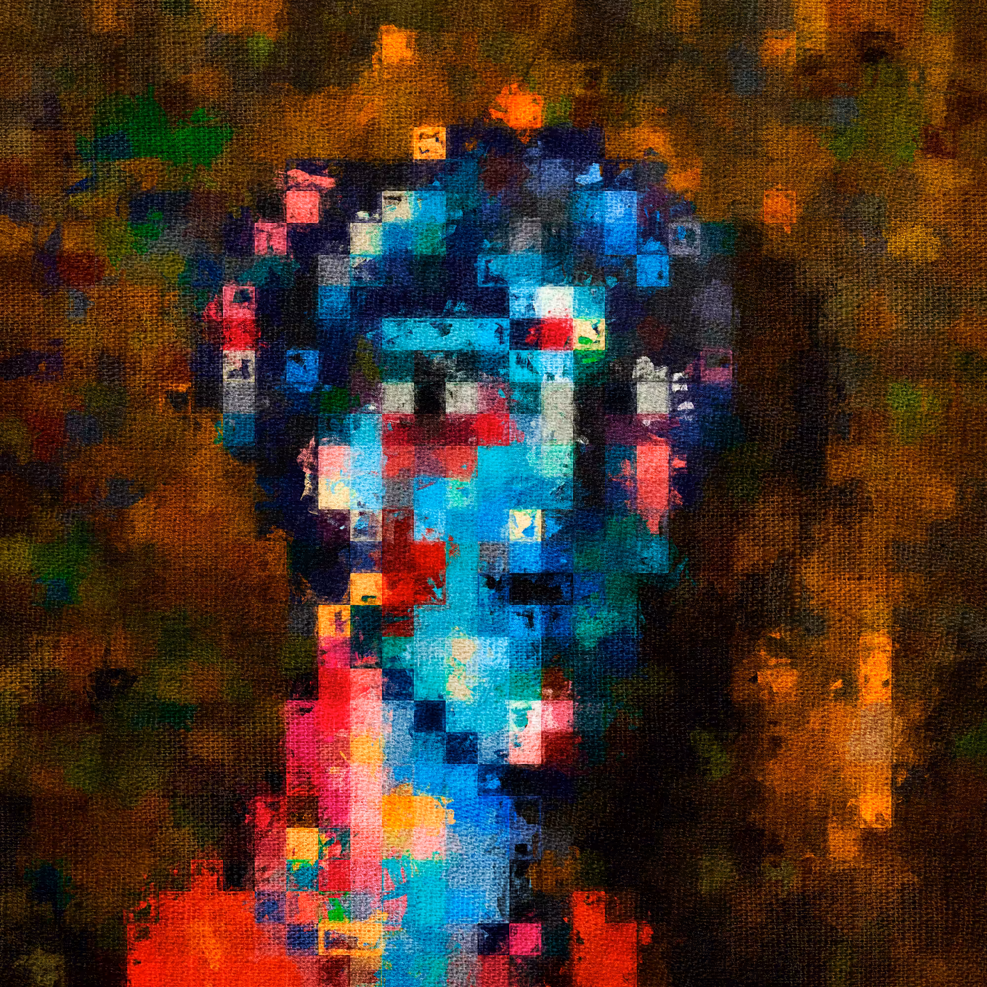 HEAD IN BROWN