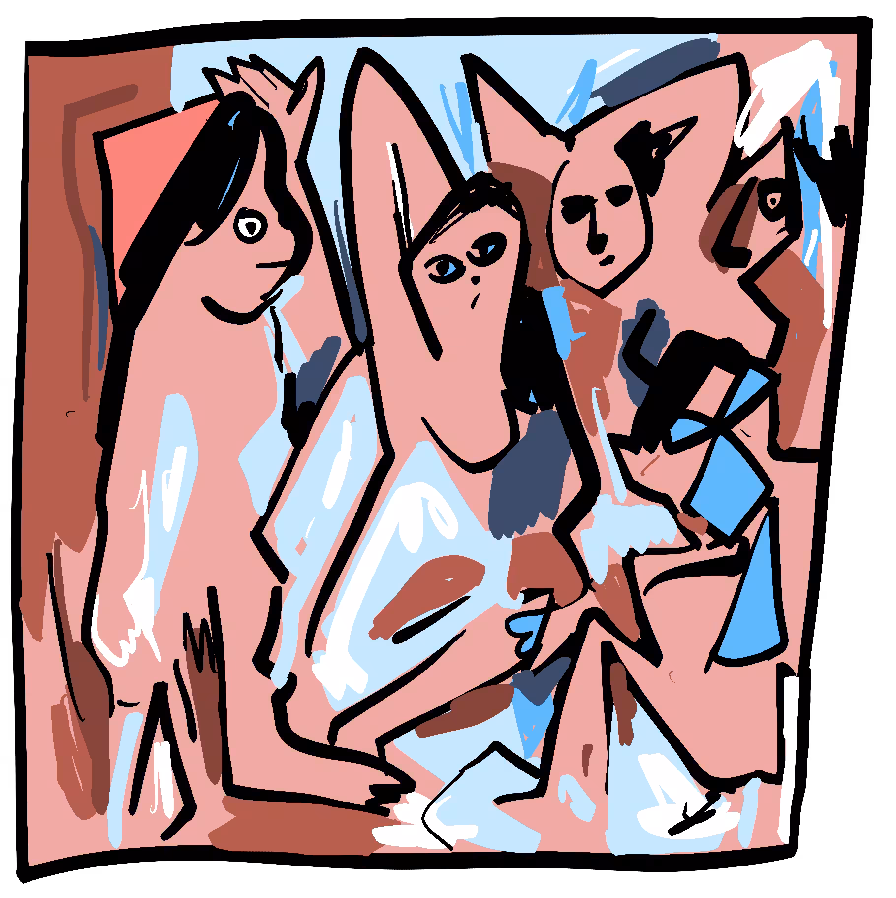 Pablo Picasso - Les Demoiselles d'Avignon