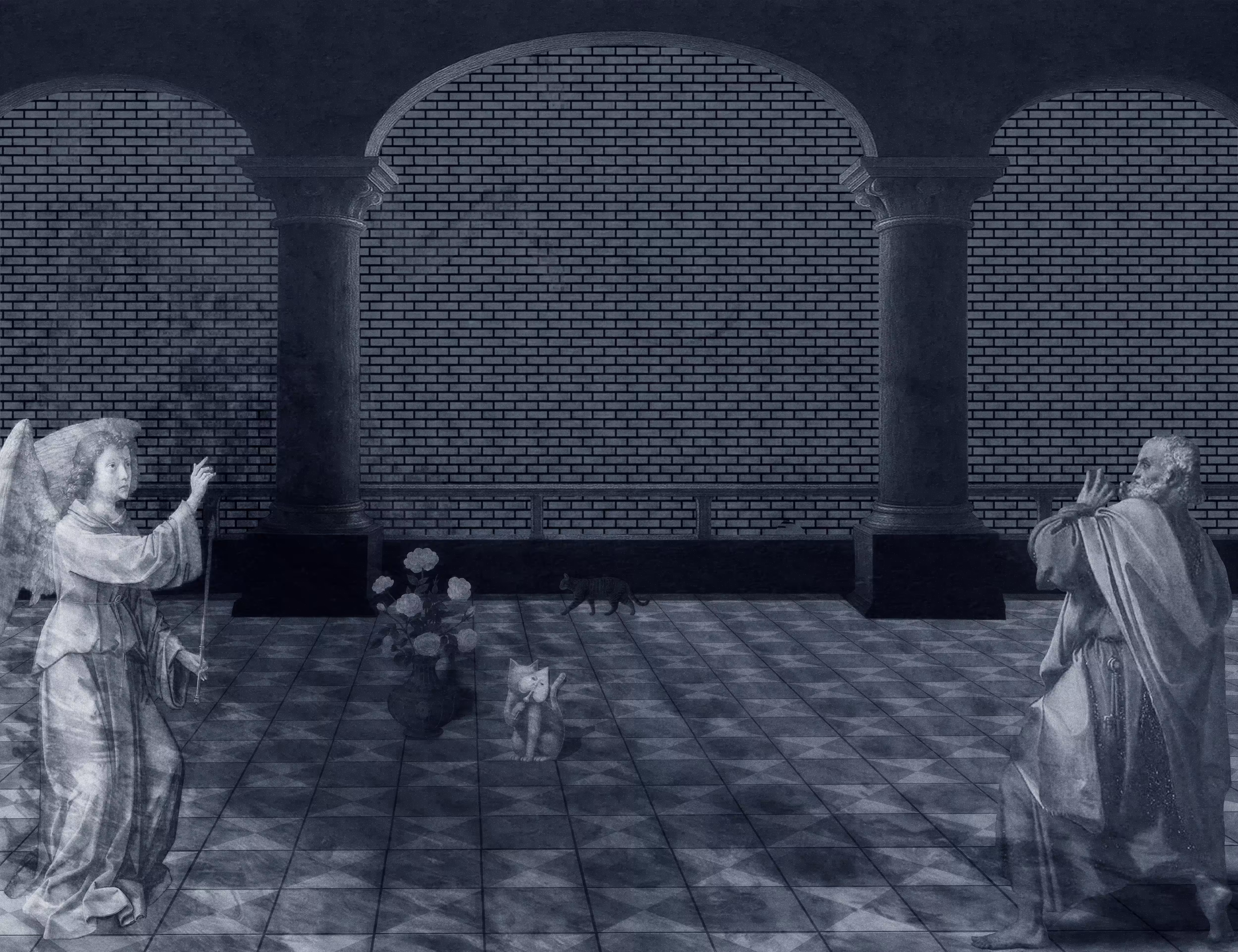 The Pilgrim’s Living Room Crucifixion; Mona Lisa Hyper-Gamble #168