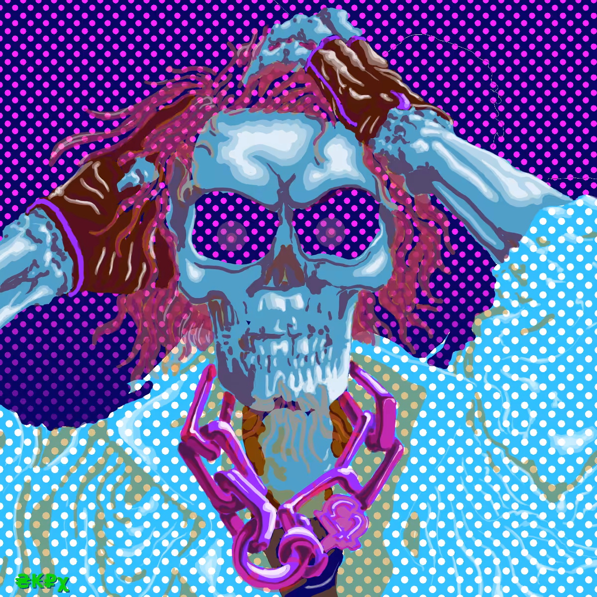 GAN Skulls Portrait Museum #2 #13