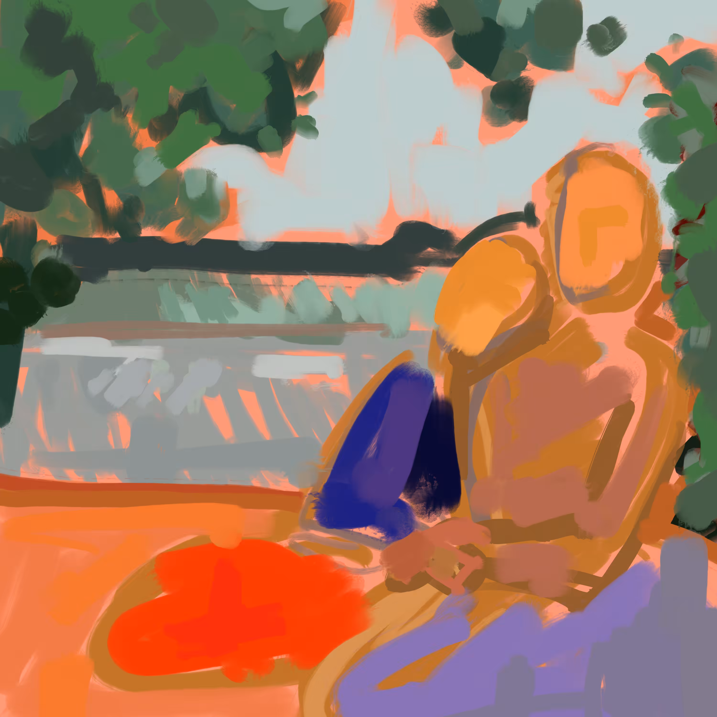 We Sat There