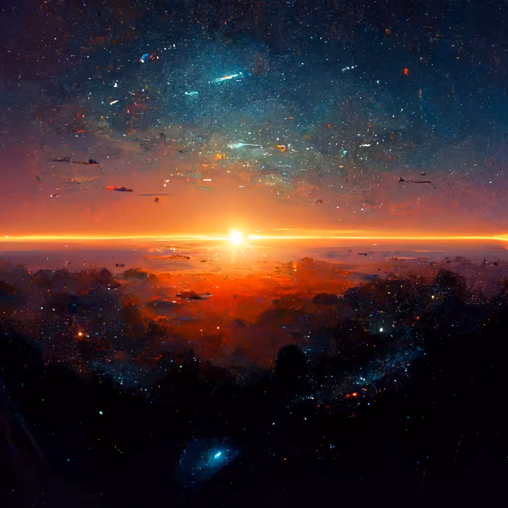 Sunrise in the Galaxy