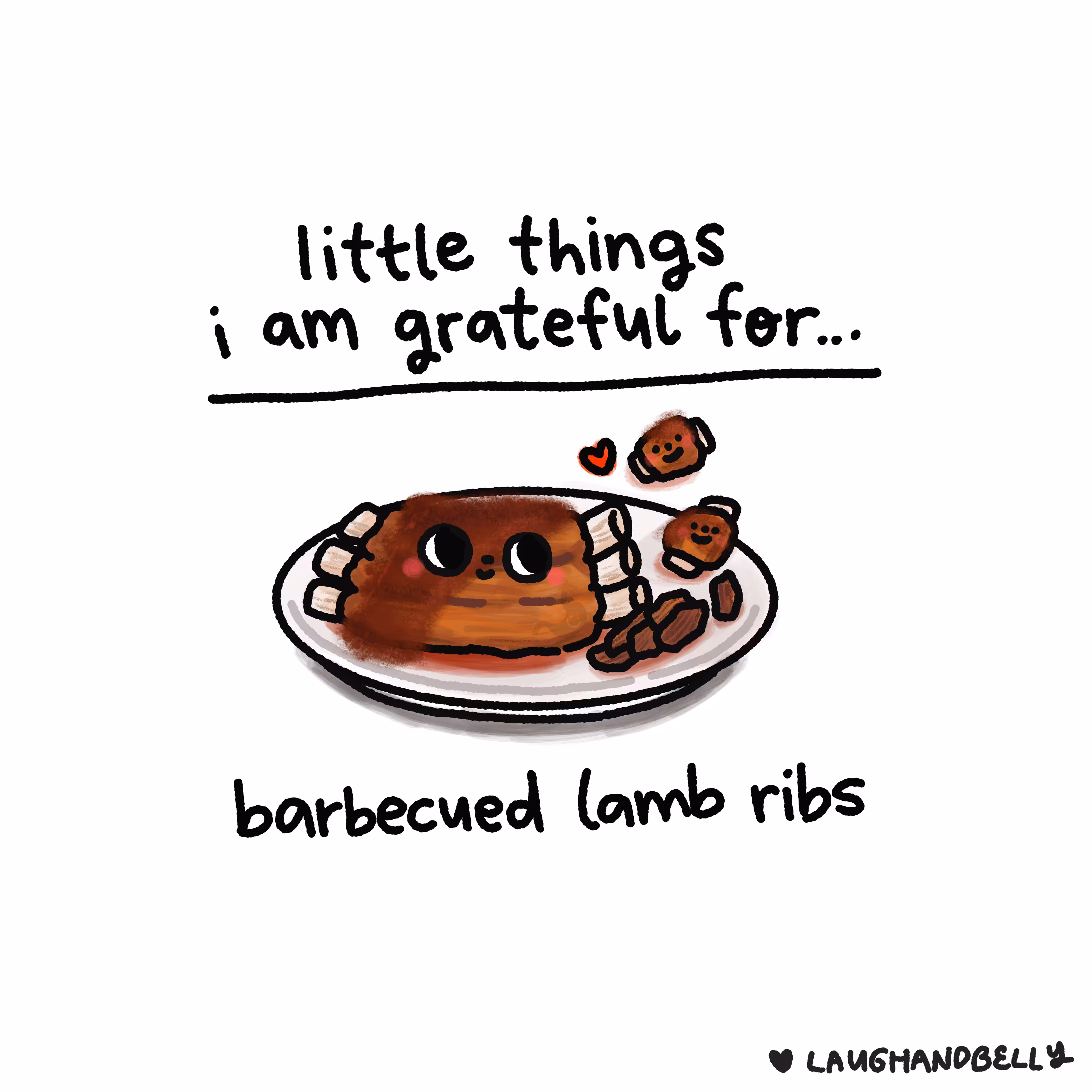 little things i am grateful for: Barbecued Lamb Ribs