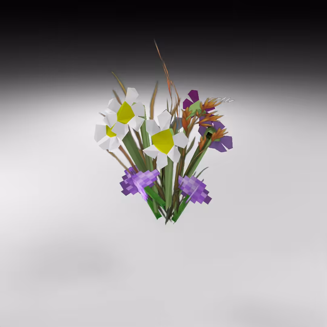 Hand-hacked Bouquet 73