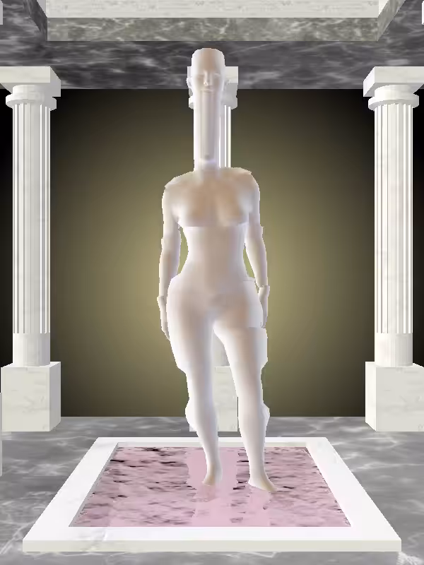 HeavenComputer: The Plotting Luminescent Beige Woman #4454