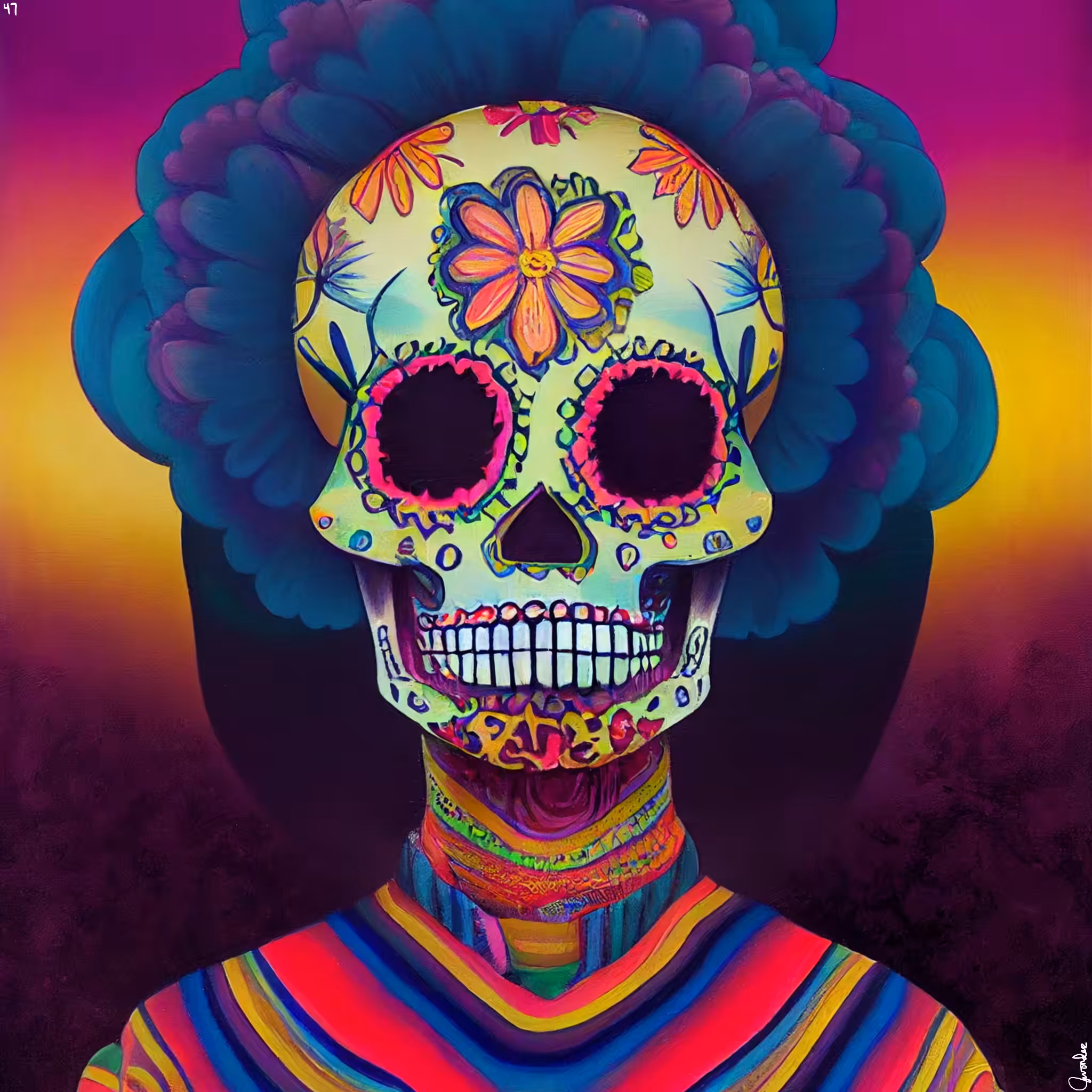 sugar skull #47